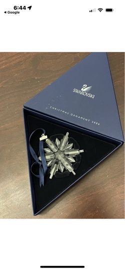 Swarovski Crystal Christmas Ornament Snowflake 2006 NIB