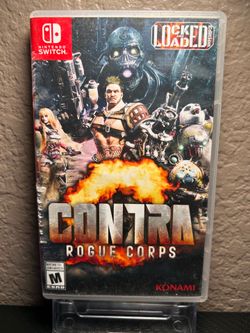 I’m asking$25 for Contra Rogue Corps for the Nintendo switch