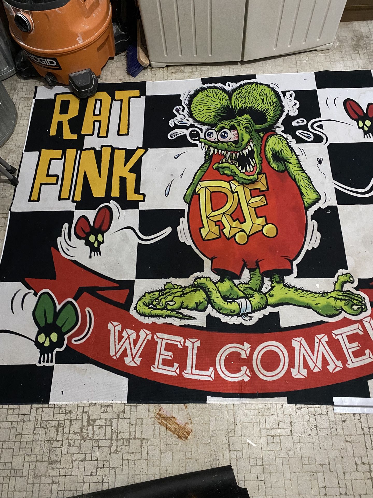 Rat Fink Rug