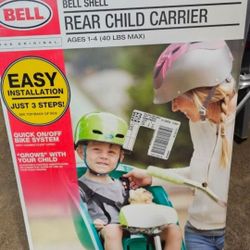 Bell Shell Rear Bike Child Carrier