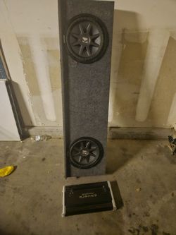 Kicker Subwoofer 12" And Amp 1500 Watts Trade