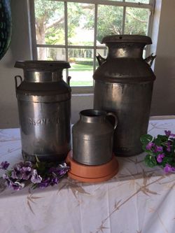 Vintage Milk Cans