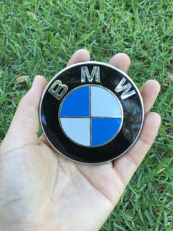 Original Factory Authentic OEM BMW Roundel Emblem Badge Logo Symbol Trunk Lid Rear 74mm