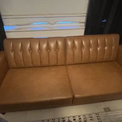 Never used, Camel Colored Couch From Wayfair 