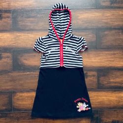Little Girl Clothes Cute Hooded Dress Size 6T 