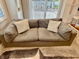 Light Gray Fabric Sofa