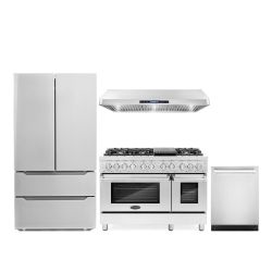 LUXURY KITCHEN APPLIANCES - New Open Box RANGE OVEN COOKTOP HOOD 