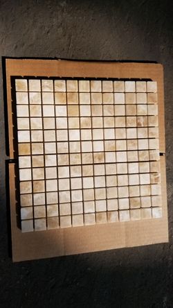 Special Sale: 1"x1" Honey Onyx Mosaics

