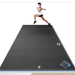 New Gorilla Mats Premium Extra Large Exercise Mat – 9x6
