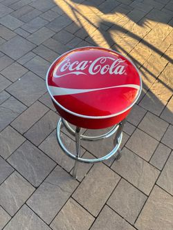 Coca-Cola Swivel Bar Stool