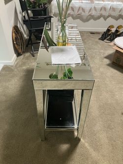 Mirrored Sofa Table