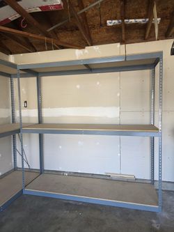 Industrial Racks 84 in W x 24 in D Used Heavy Duty 3 Tier Storage Shelving Stronger Than Homedepot Lowes And Costco Delivery Available