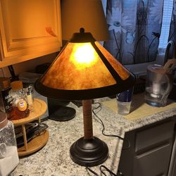 Cool Vintage Lamp With Tin Lamp Shade Beautiful Color