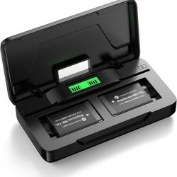 FirstPower NB-13L Battery and Dual Battery Charger for Canon