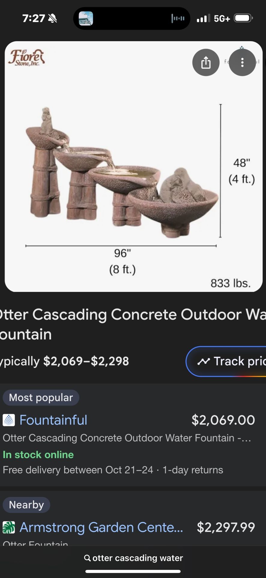 Water Fountain (3 Otter) 