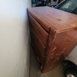 Antique Solid Oak Dresser 