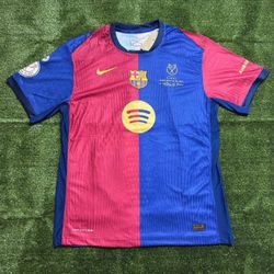 Fc Barcelona 24/25 Copa Del Rey Final Pedri #8 Home Jersey Player Edition 2XL