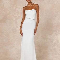 Lulu’s White Gown/wedding Dress 