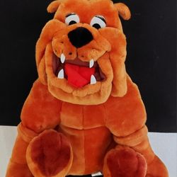 Liberty Toy Plush Bull Dog Stuffed Animal Vintage 1998 15"