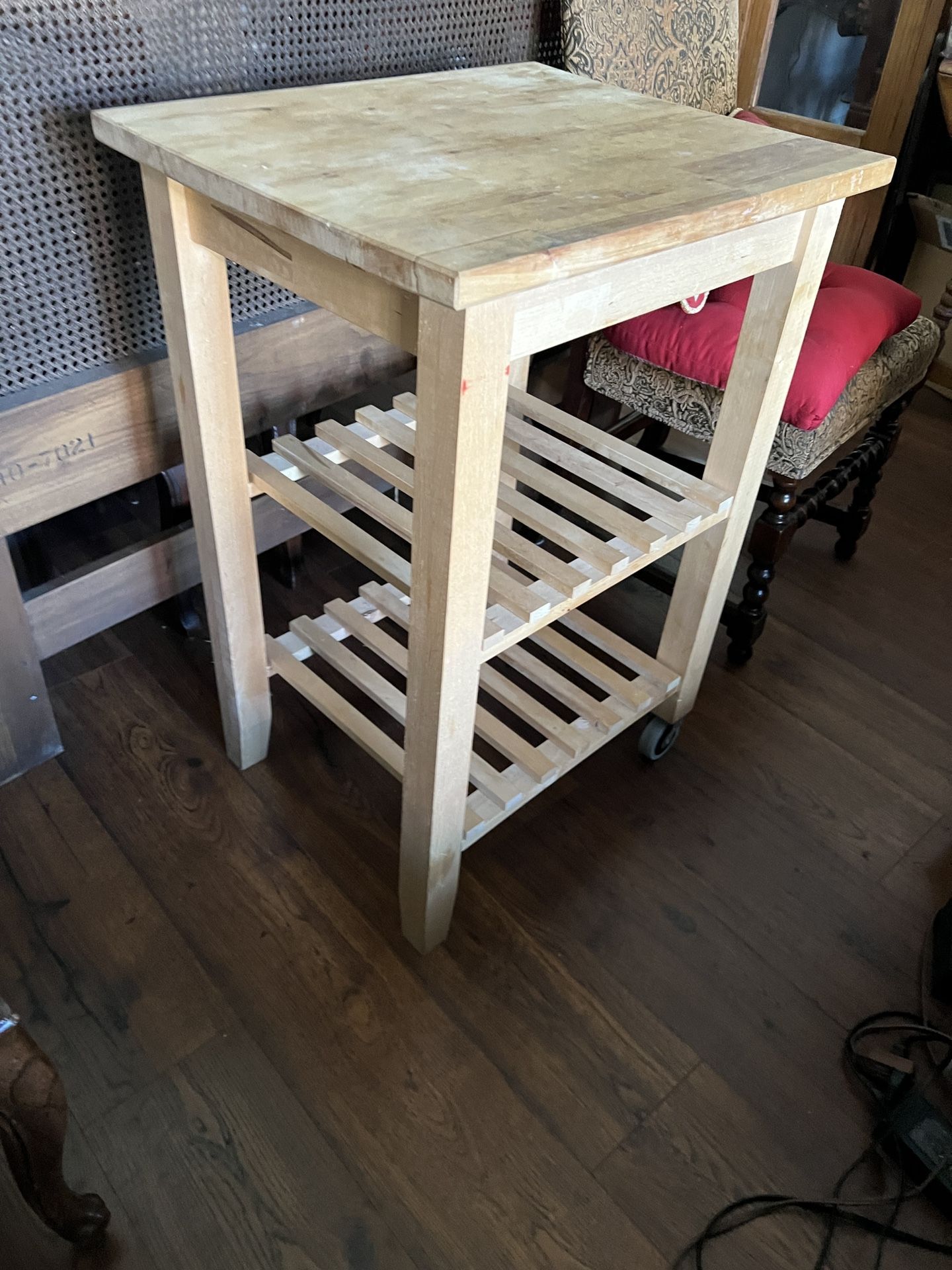 Butcher block Kitchen Storage Shelving