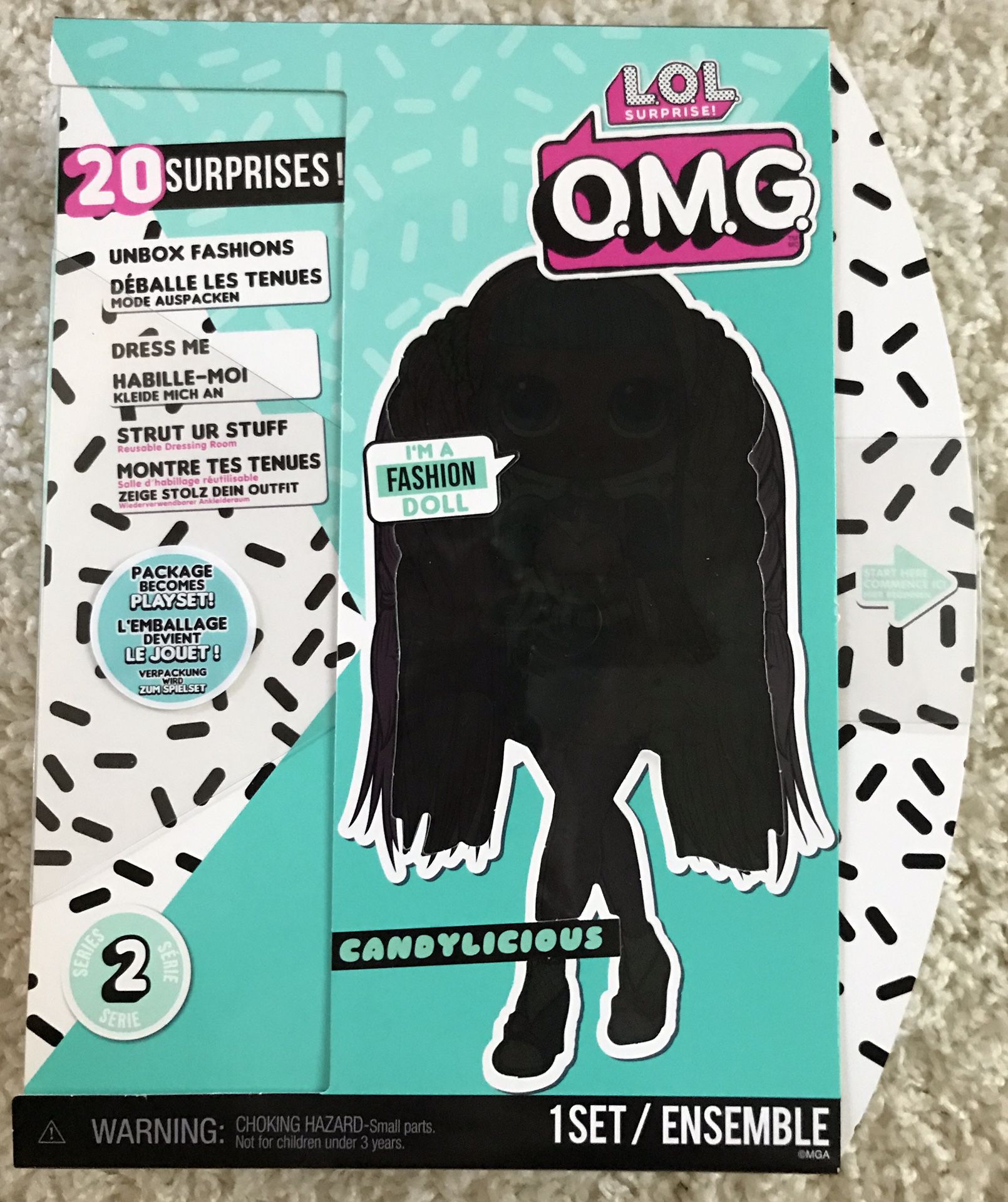 LOL SURPRISE - OMG Doll - Candylicious - Series 2 - NEW IN BOX !!