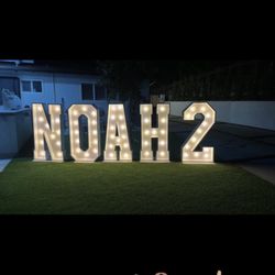 Marquee Letters And Numbers