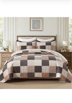 100% Cotton Quilt Set Queen Size