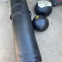 Punching bag Plus Weight balls All For 100 Bucks