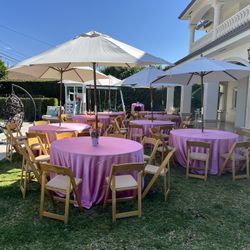 Umbrellas , Tables Chairs And Much More For R/3/N//T/A/L/$