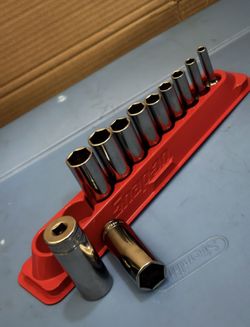 Snap-on Tools 11 pc 3/8" Drive 6-Point SAE Flank Drive® Deep Socket Set