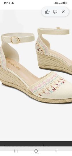 Dream pairs ankle strap Womens edges shoes size 10