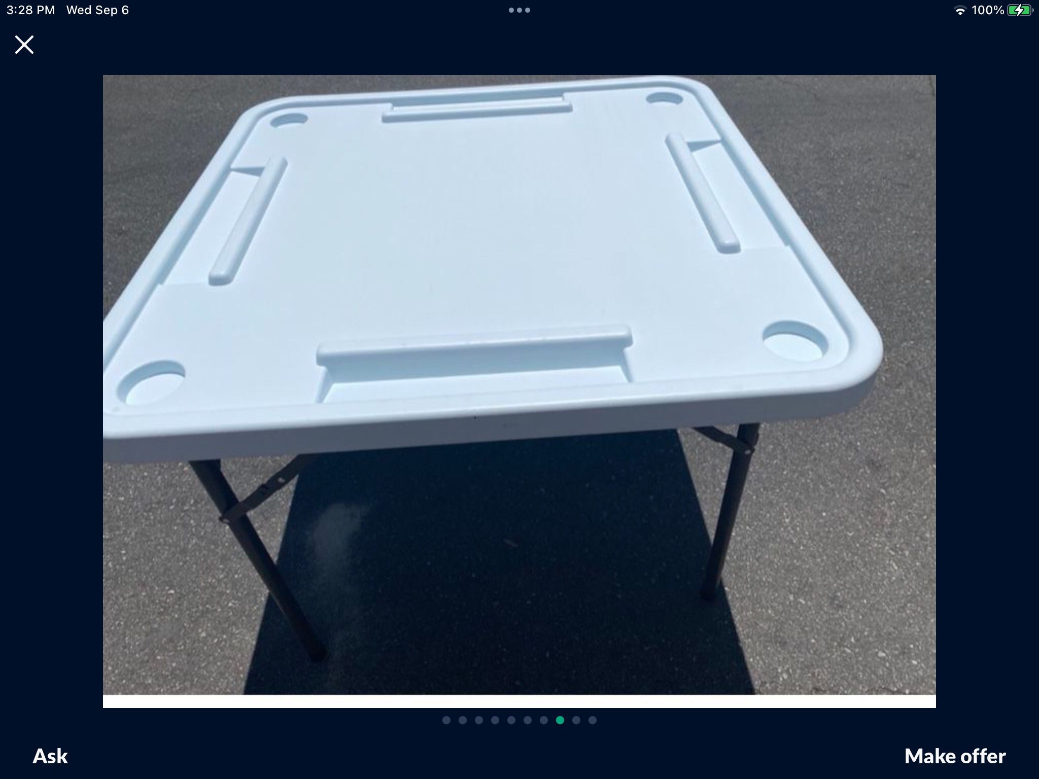 Domino Tables Wooden And Plastic Both Available