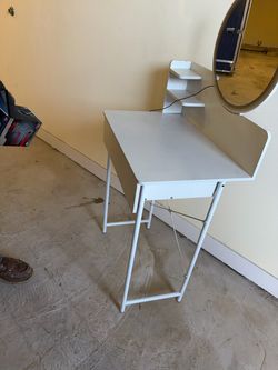 Small vanity with light