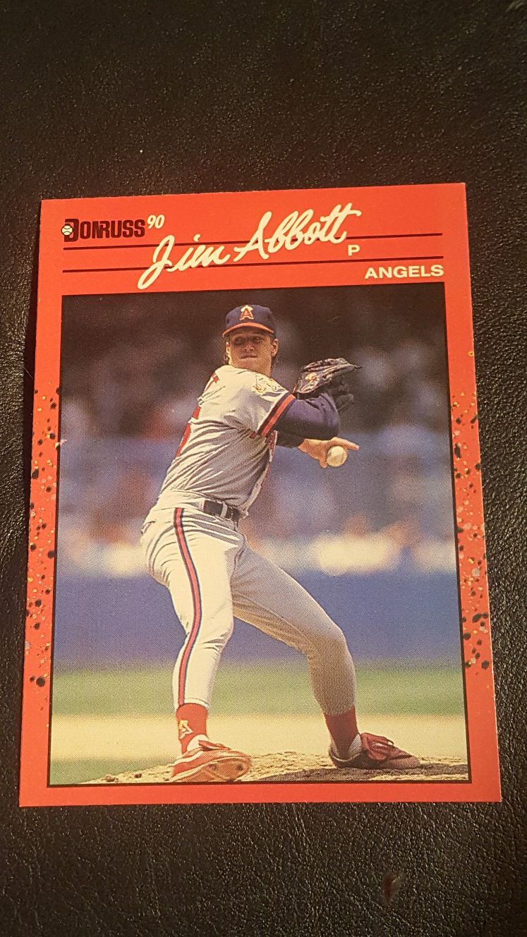 Jim Abbott - Angels 1990 Donruss Baseball Trading Card #108 for Sale in  Chambersburg, PA - OfferUp