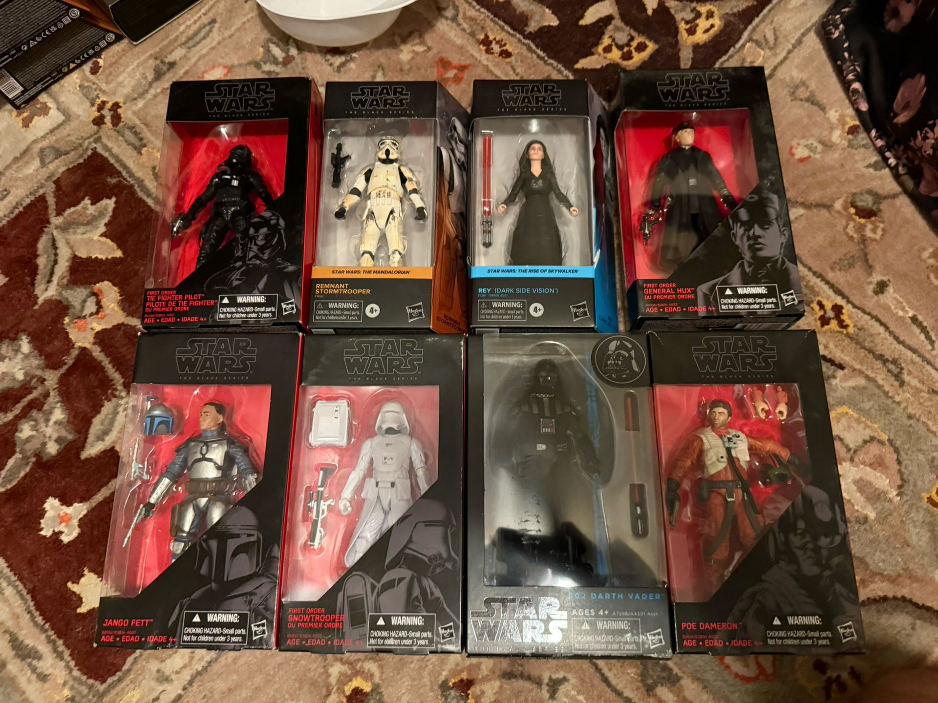 Star Wars Black series 6” Figures. New.
