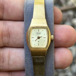 Vintage Gold Tone Citizen Women’s Watch