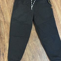 True Indigo Joggers 4T Boys Black W/Pockets