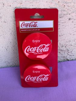 Coca-Cola Magnetic Bag Clips 2-Piece Set