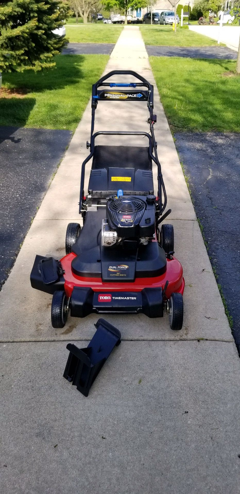 Toro Timemaster 30" Lawnmower. 8.75 HP Engine pull start Used in good