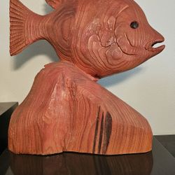 Beautifully Hand Carved Fish