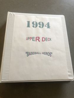 1994 upper deck baseball heroes collection