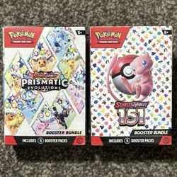 Sealed Pokemon Bundles, SPC & PC ETB 151 & Prismatic!