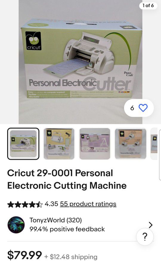 Craft - Cricut 29-0001 Personal Electronic Cutting Machine