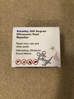 Stealthy 360 Degree Ultrasonic Pest Repeller