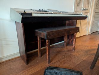 Piano Stand And Bench