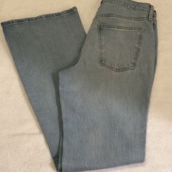 High rise flare jeans