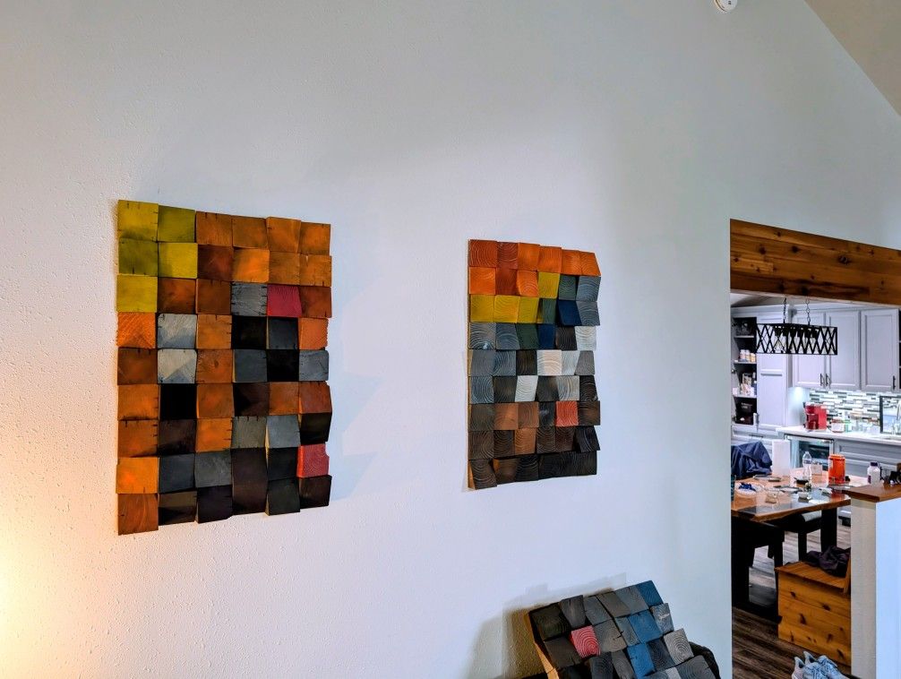 Rustic Colorful Wall Art Decor 