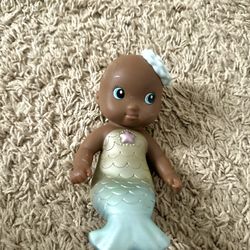 Rubber Mermaid About The Size Of The Palm 