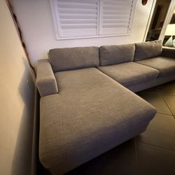 West Elm sofa 