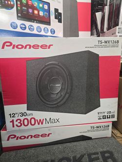 Pioneer subwoofer with box